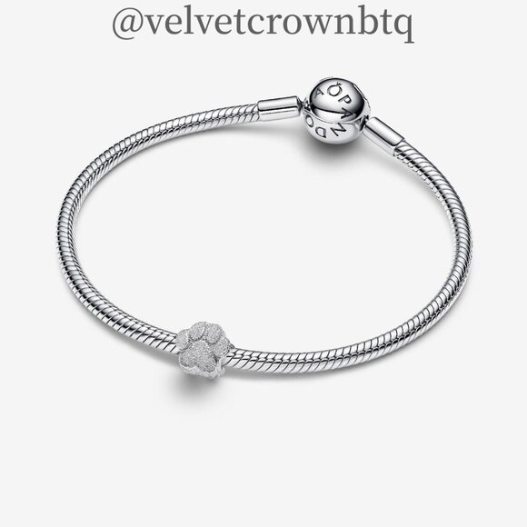 Pandora Textured Paw Mini Charm - Picture 3 of 5